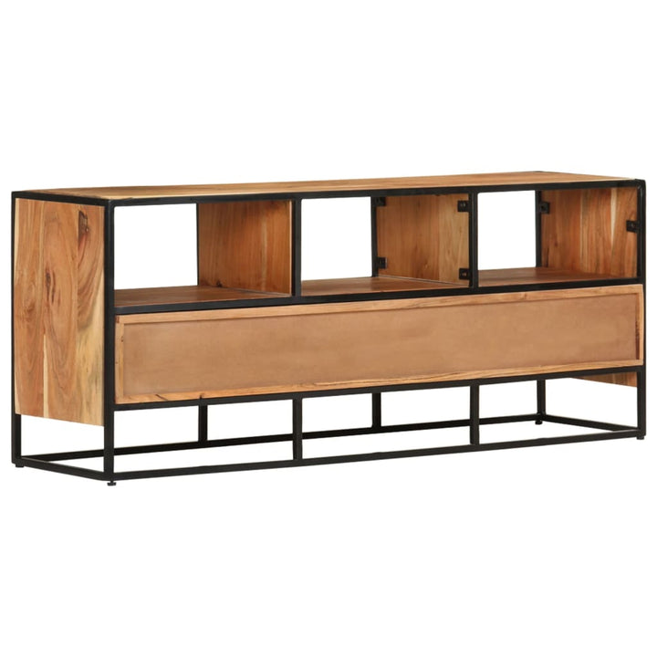 tv-skab 110x30x45 cm massivt akacietræ