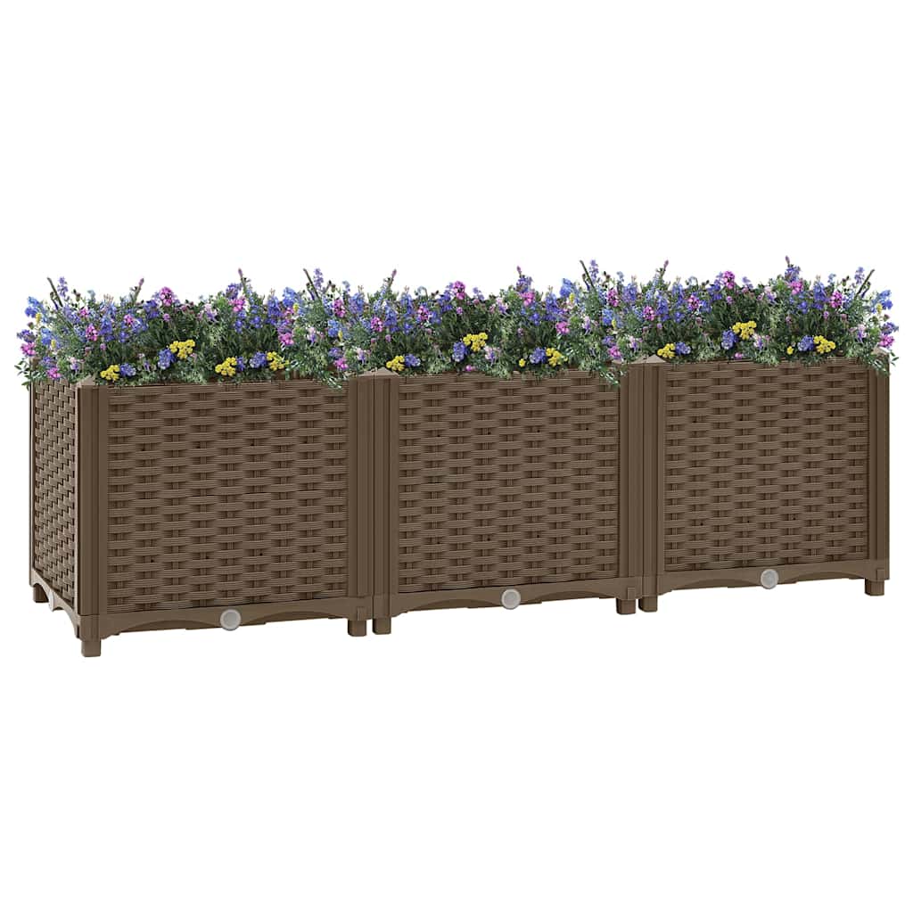 højbed 120x40x38 cm polypropylen