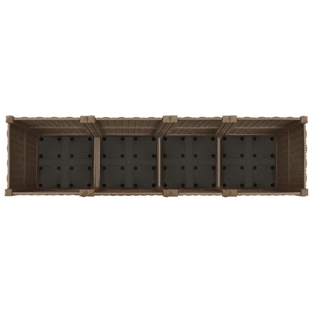 højbed 160x40x38 cm polypropylen