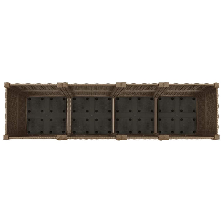 højbed 160x40x38 cm polypropylen