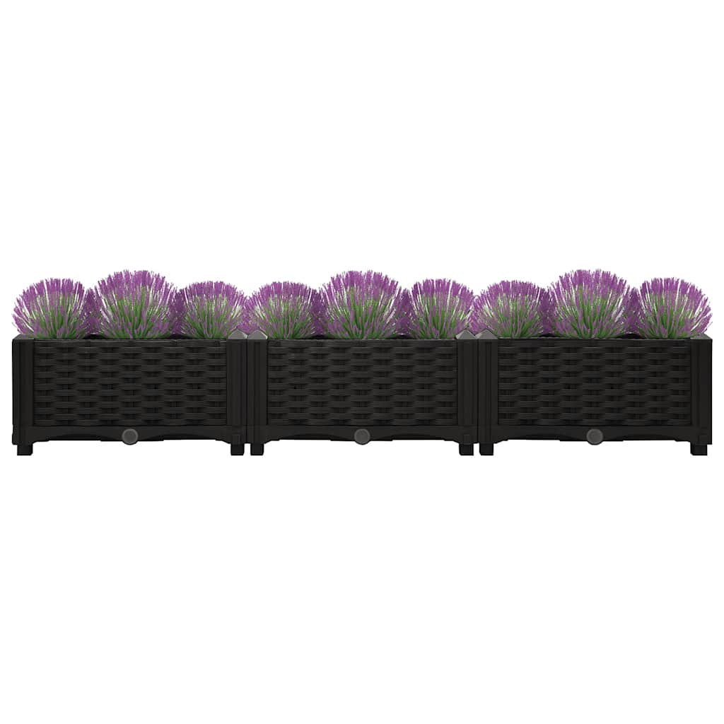 højbed 120x40x23 cm polypropylen