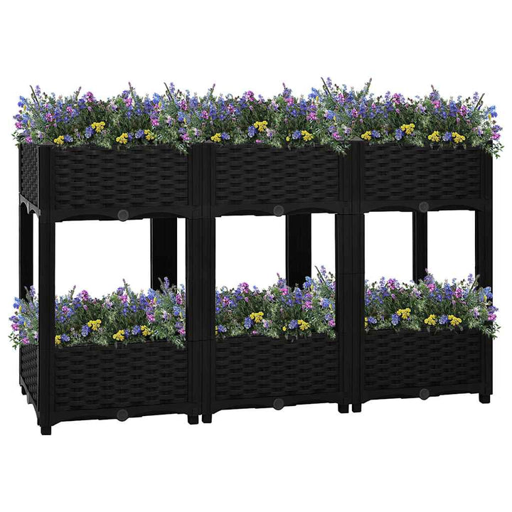 højbed 120x40x71 cm polypropylen
