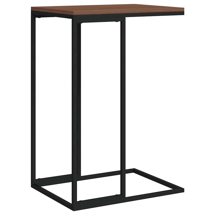 sidebord 40x30x59 cm konstrueret træ sort