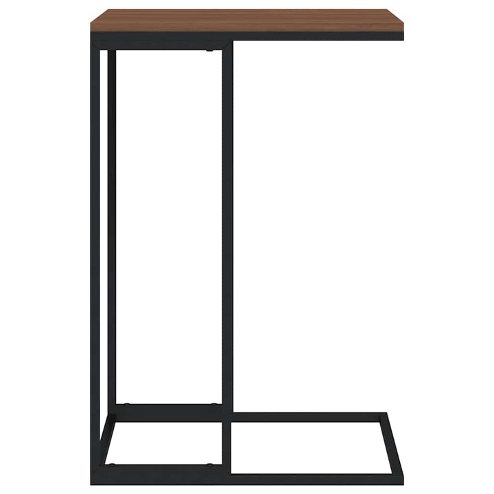 sidebord 40x30x59 cm konstrueret træ sort