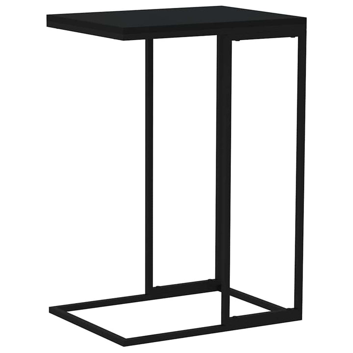 sidebord 40x30x59 cm konstrueret træ sort