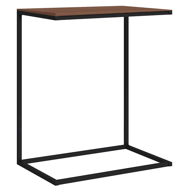 sidebord 55x35x66 cm konstrueret træ sort