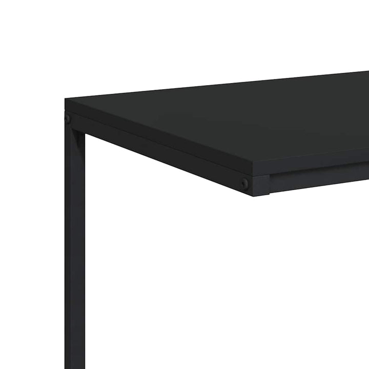 sidebord 55x35x66 cm konstrueret træ sort