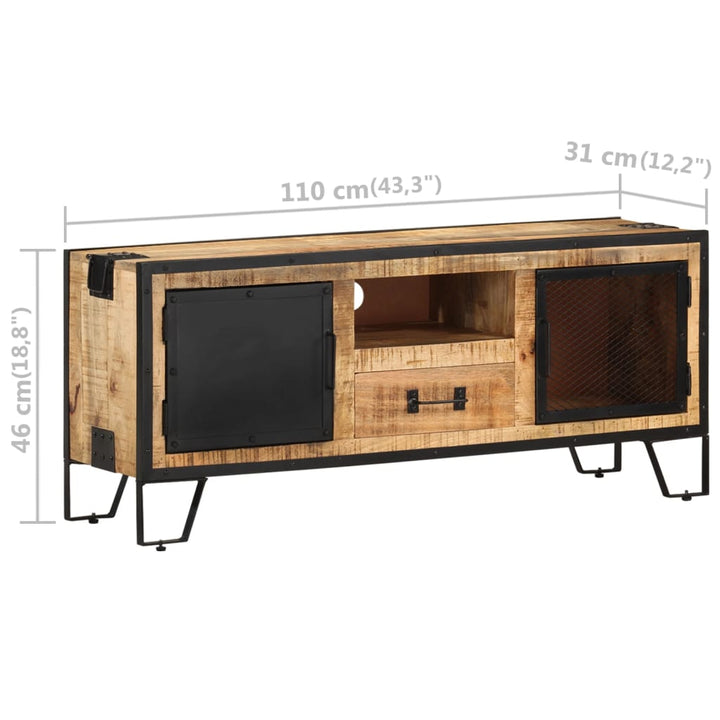 tv-skab 110x31x46 cm ru mangotræ