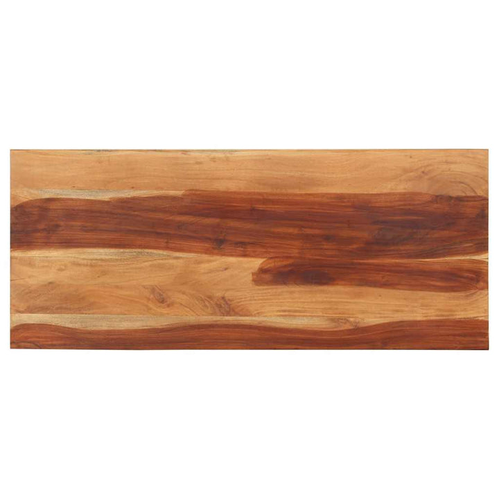 bordplade 140x60x(2,5-2,7) cm massivt akacietræ