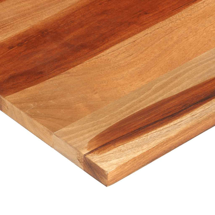 bordplade 140x60x(2,5-2,7) cm massivt akacietræ
