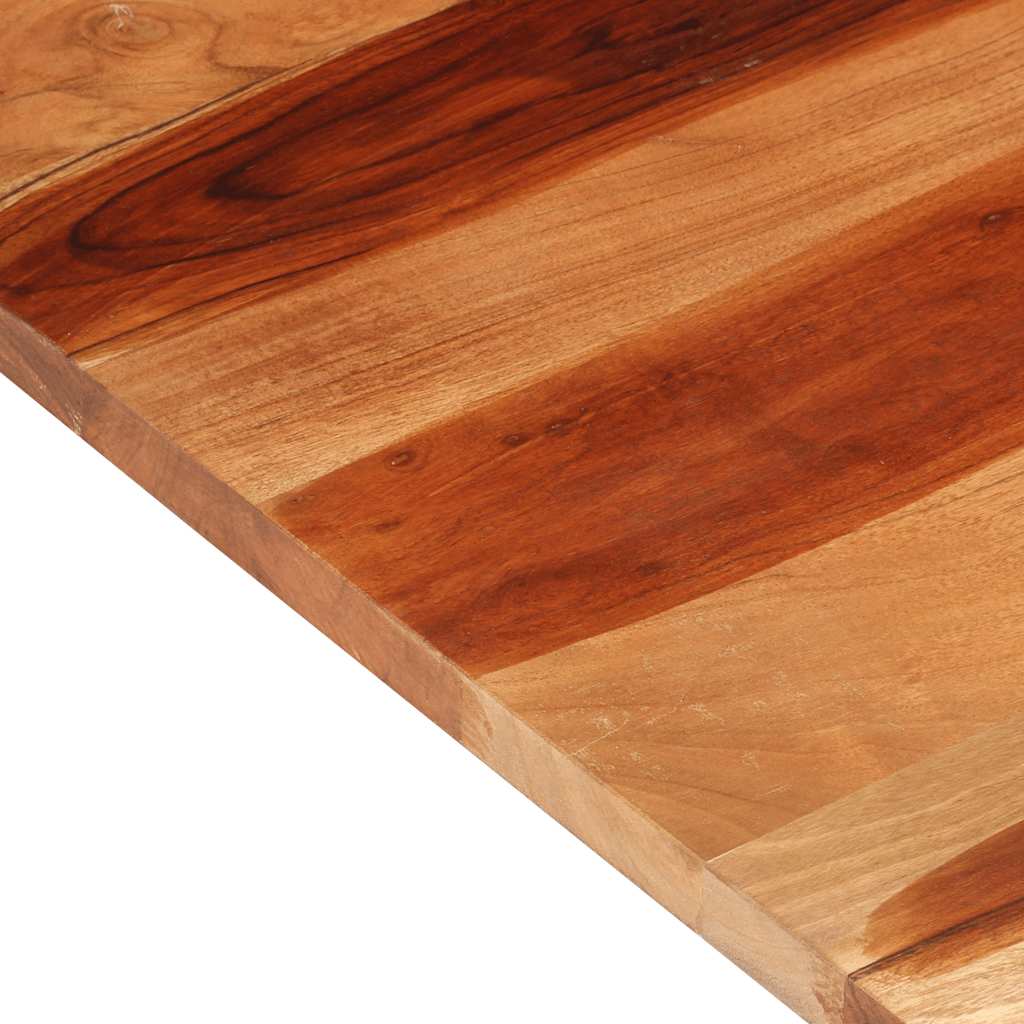 bordplade 140x60x(2,5-2,7) cm massivt akacietræ