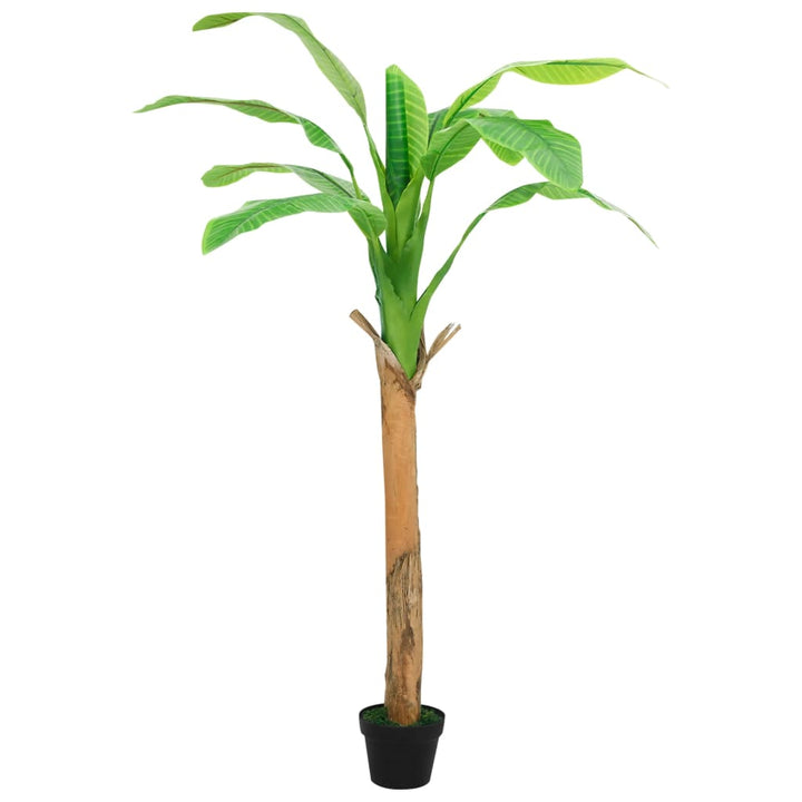 kunstig bananpalme med potte 180 cm grøn