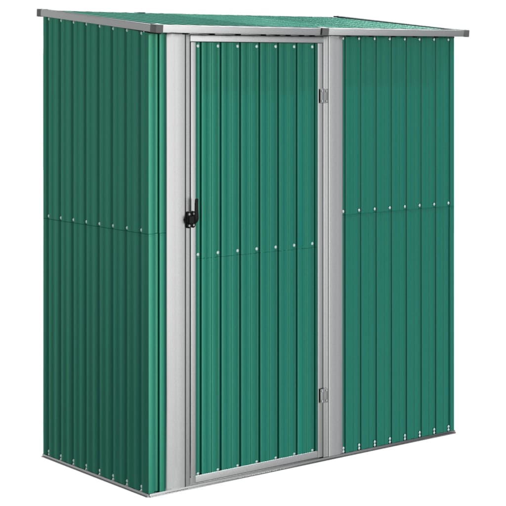 haveskur grøn 180,5x97x209,5 cm galvaniseret stål