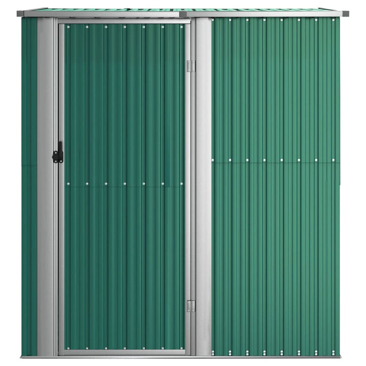 haveskur grøn 180,5x97x209,5 cm galvaniseret stål