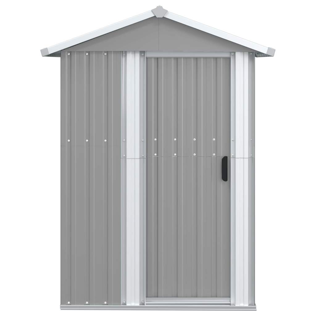 haveskur 126x97,5x177 cm galvaniseret stål grå