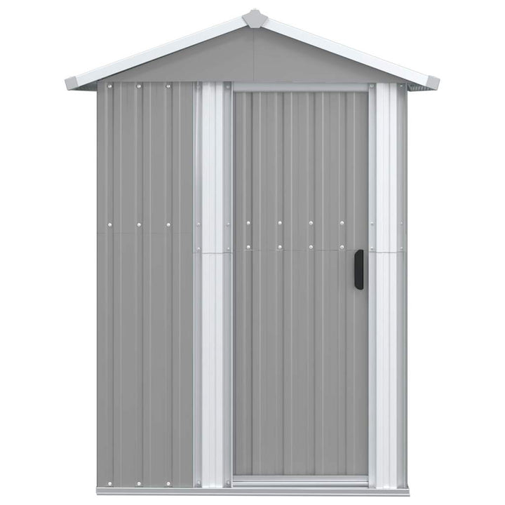 haveskur 126x97,5x177 cm galvaniseret stål grå