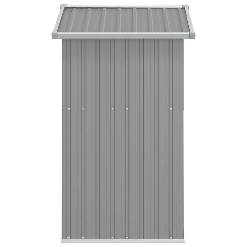 haveskur 126x97,5x177 cm galvaniseret stål grå