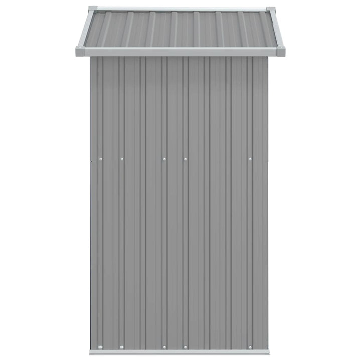 haveskur 126x97,5x177 cm galvaniseret stål grå