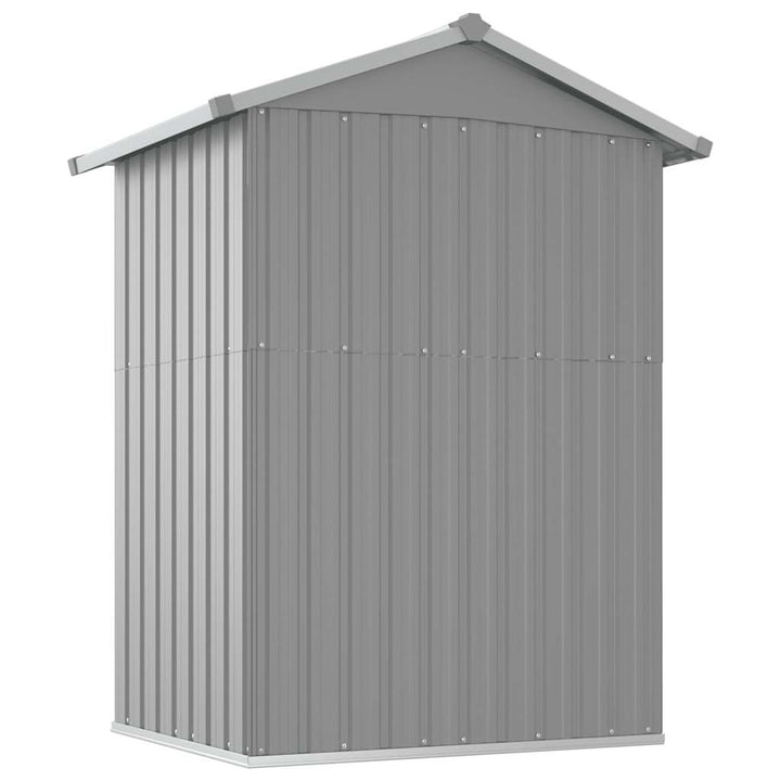 haveskur 126x97,5x177 cm galvaniseret stål grå