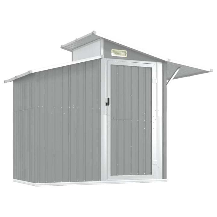 haveskur 270x130x208,5 cm galvaniseret stål grå