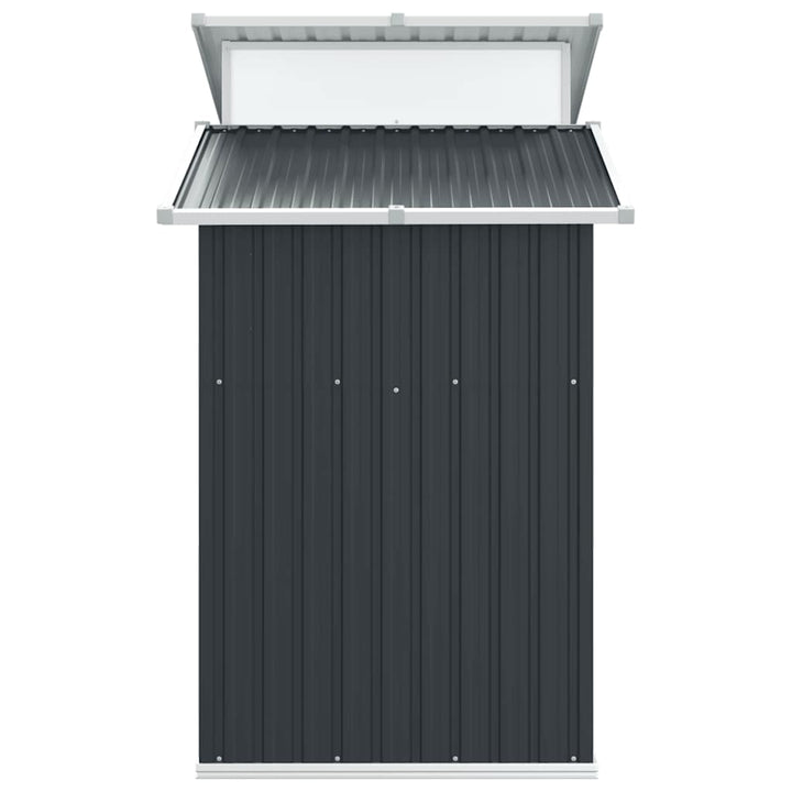 haveskur 270x130x208,5 cm galvaniseret stål antracitgrå