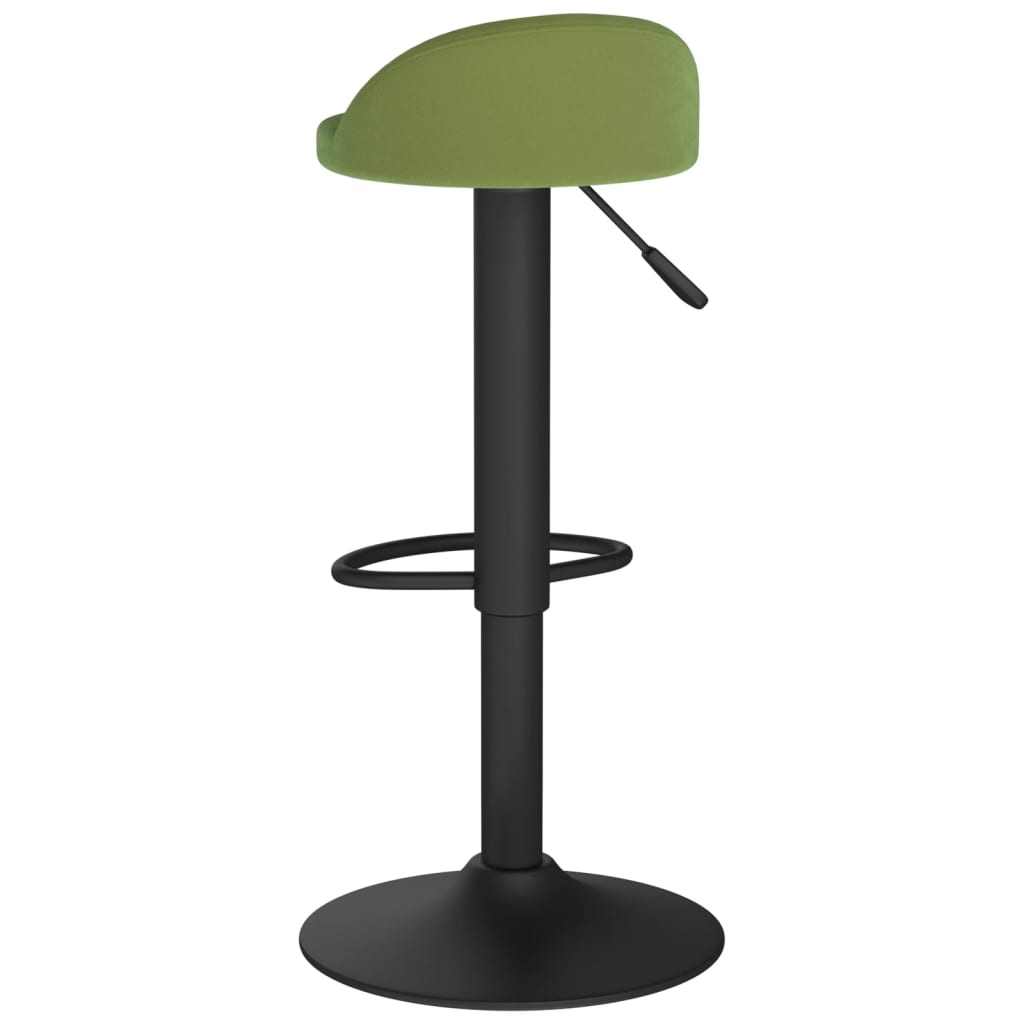 barstol fløjl lysegrøn