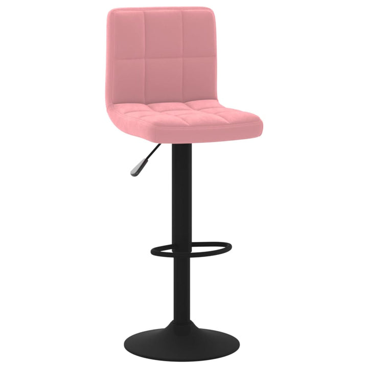barstol fløjl pink