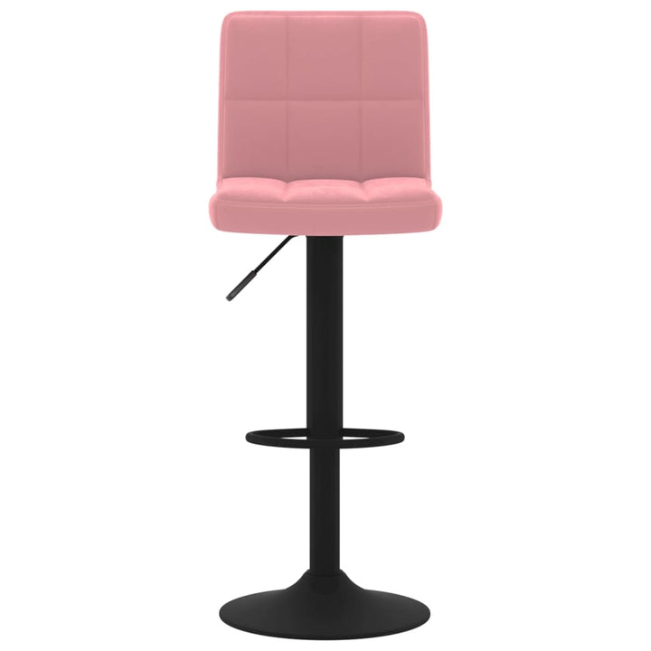 barstol fløjl pink