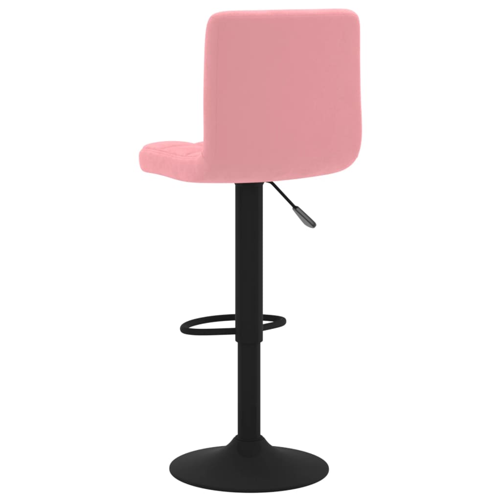 barstol fløjl pink