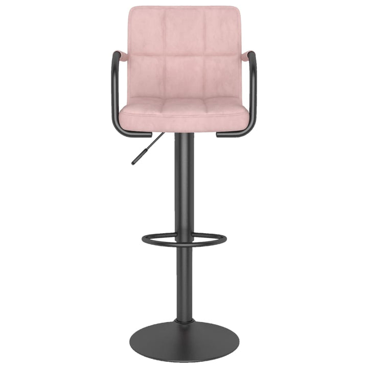 barstol fløjl pink