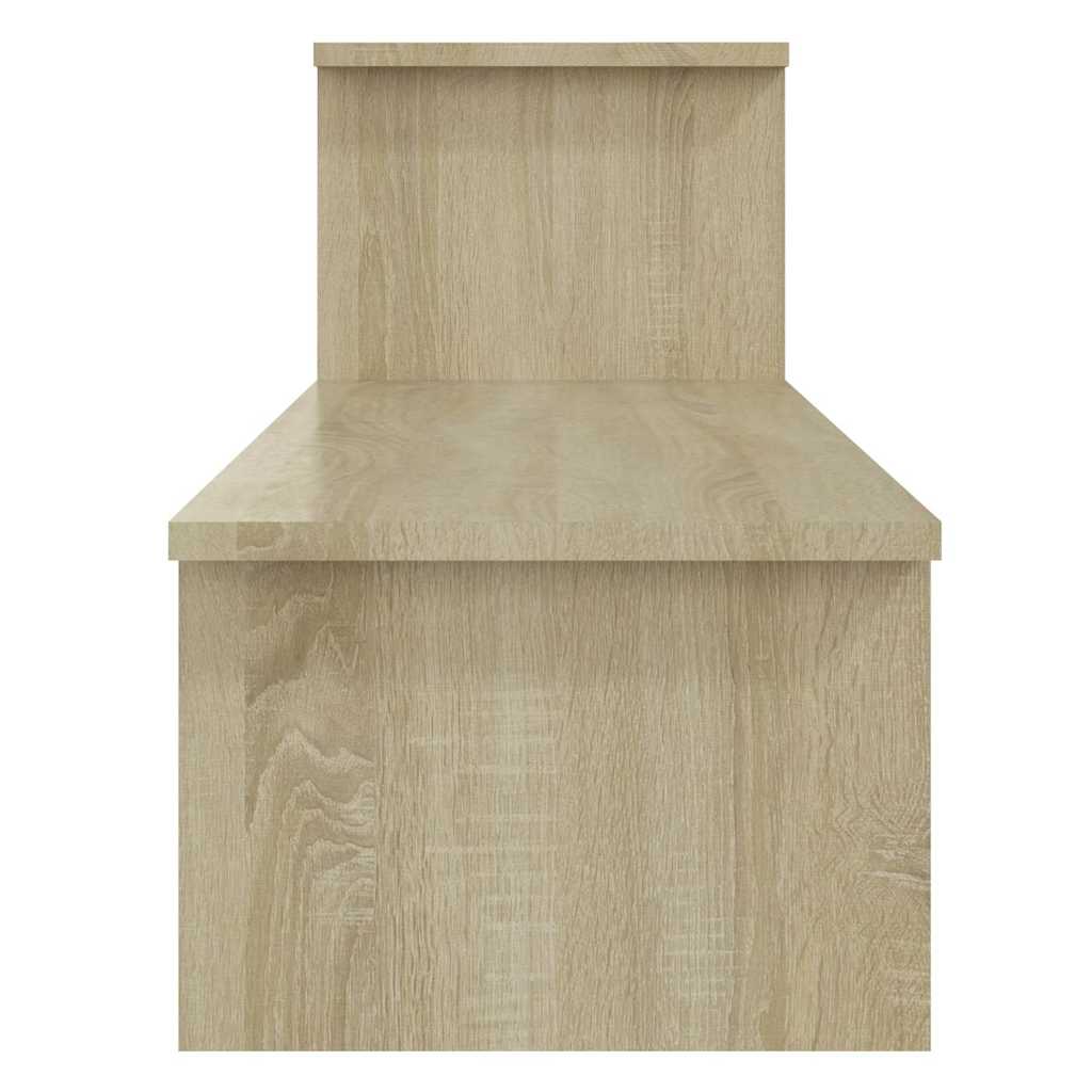 tv-bord 180x30x43 cm konstrueret træ sonoma-eg