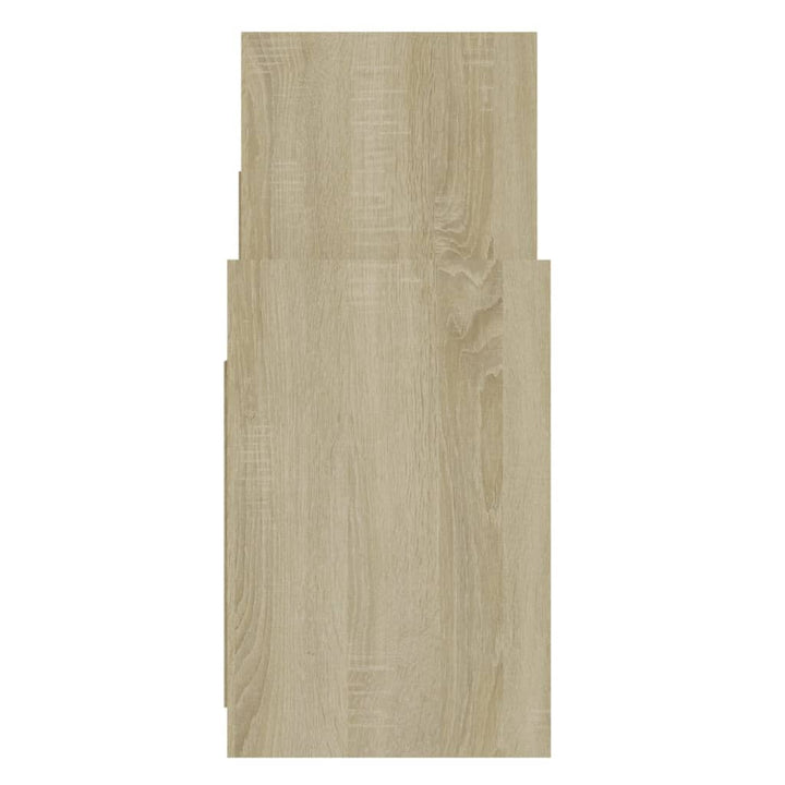 sideskab 60x26x60 cm konstrueret træ sonoma-eg