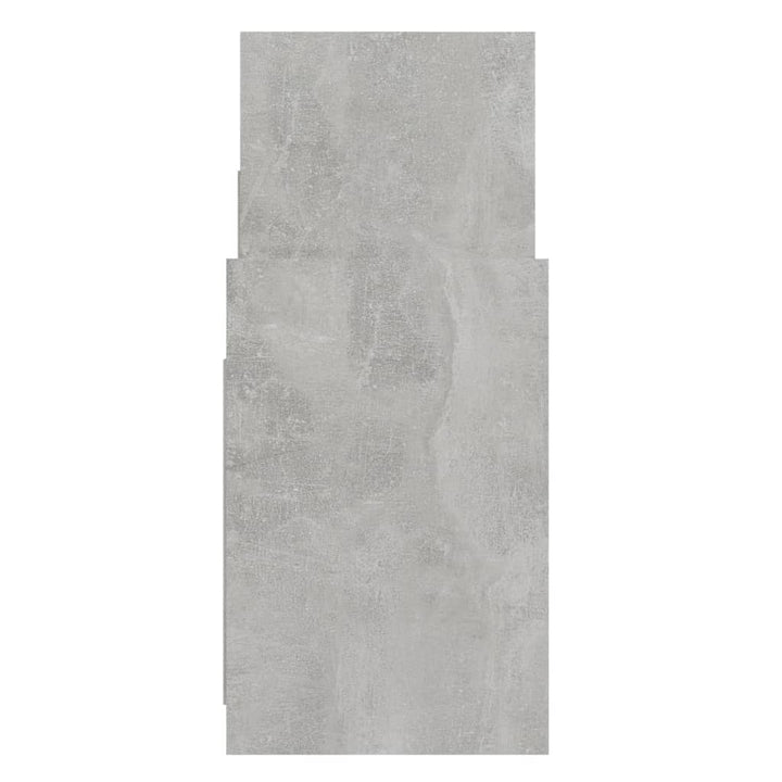 sideskab 60x26x60 cm konstrueret træ betongrå