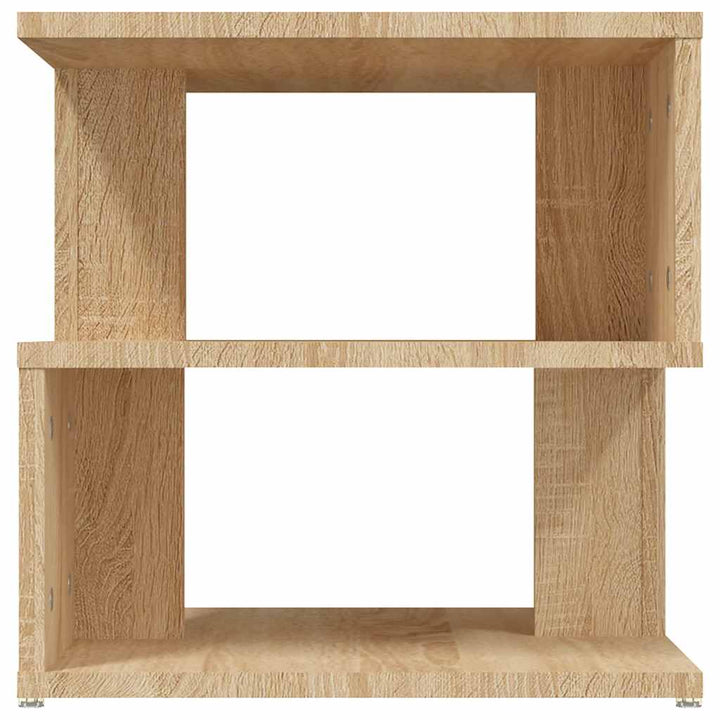 sidebord 40x40x40 cm konstrueret træ sonoma-eg