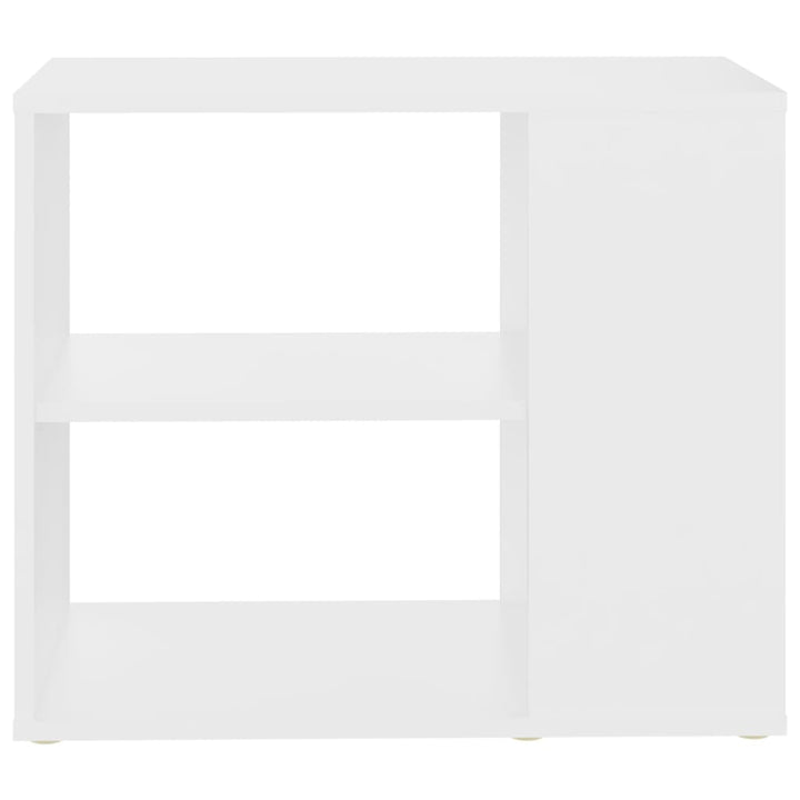 sideskab 60x30x50 cm konstrueret træ hvid