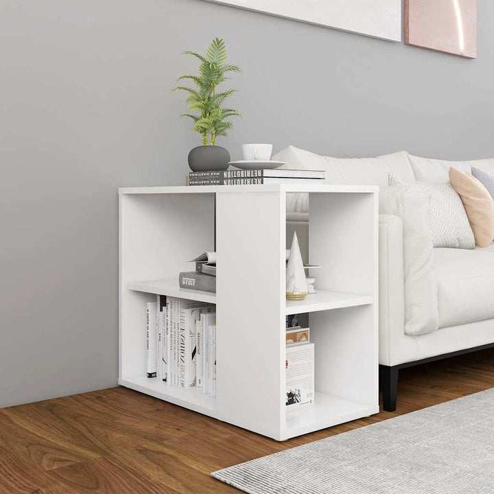 sideskab 60x30x50 cm konstrueret træ hvid