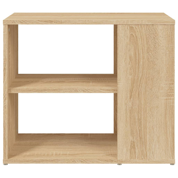 sideskab 60x30x50 cm konstrueret træ sonoma-eg