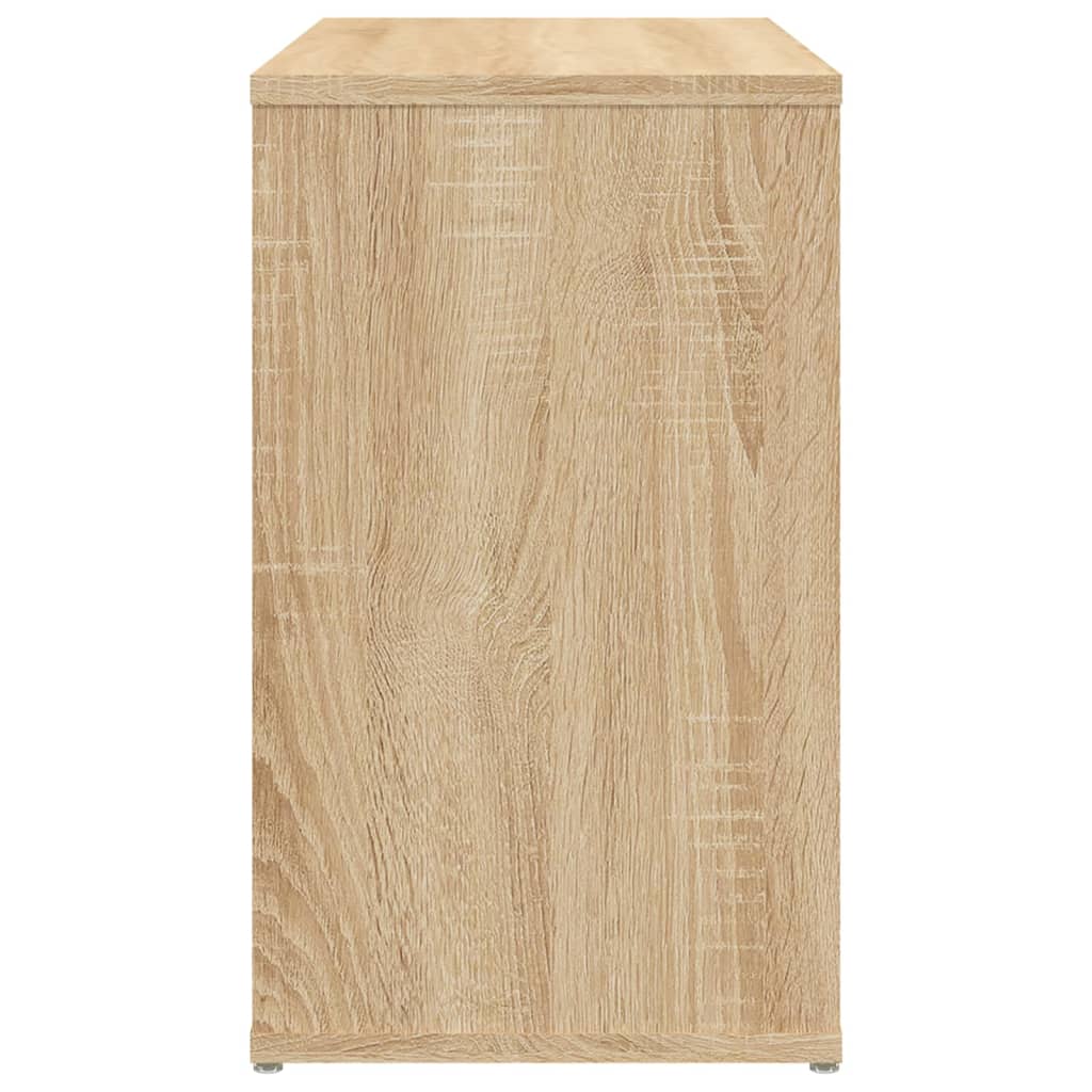 sideskab 60x30x50 cm konstrueret træ sonoma-eg