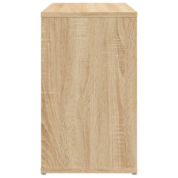 sideskab 60x30x50 cm konstrueret træ sonoma-eg