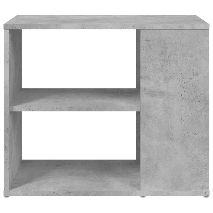 sideskab 60x30x50 cm konstrueret træ betongrå