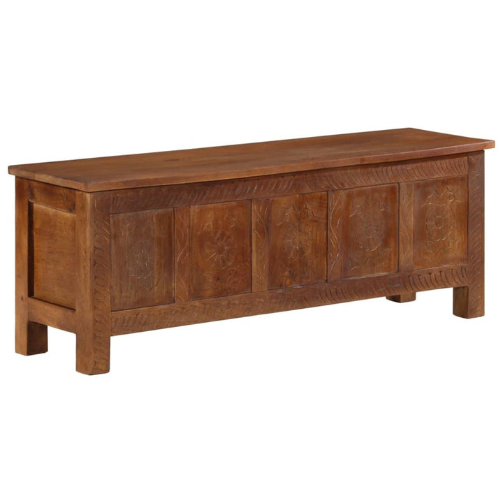 opbevaringsboks 110x30x40 cm massivt mangotræ