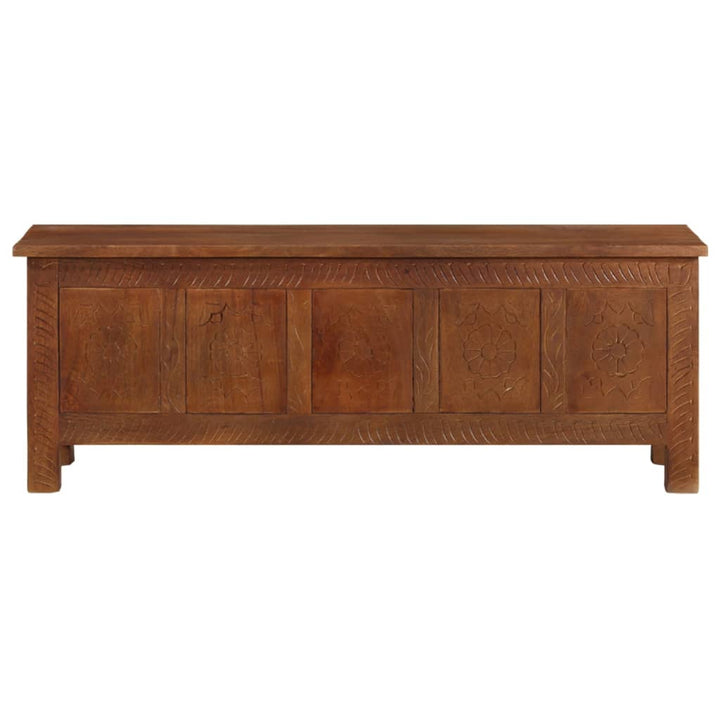 opbevaringsboks 110x30x40 cm massivt mangotræ