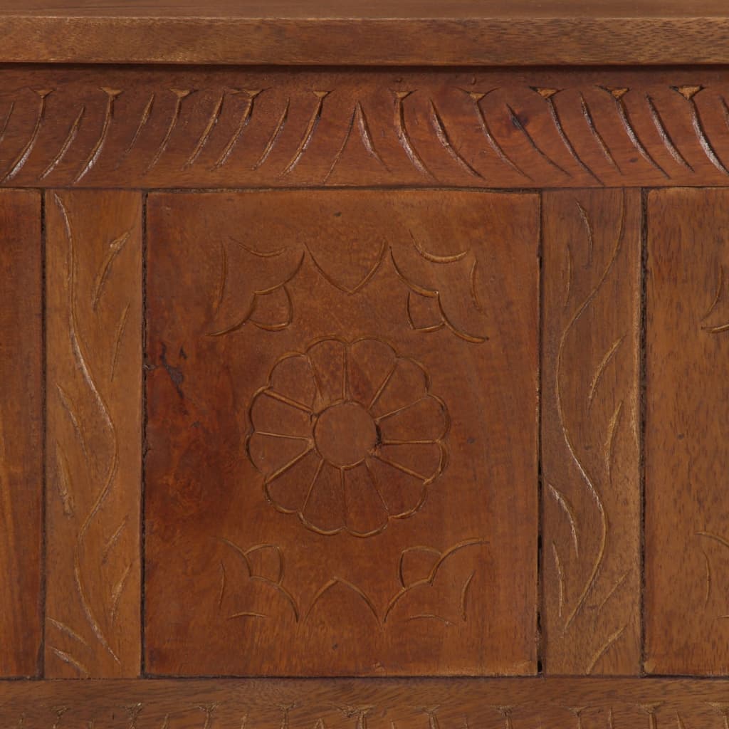 opbevaringsboks 110x30x40 cm massivt mangotræ