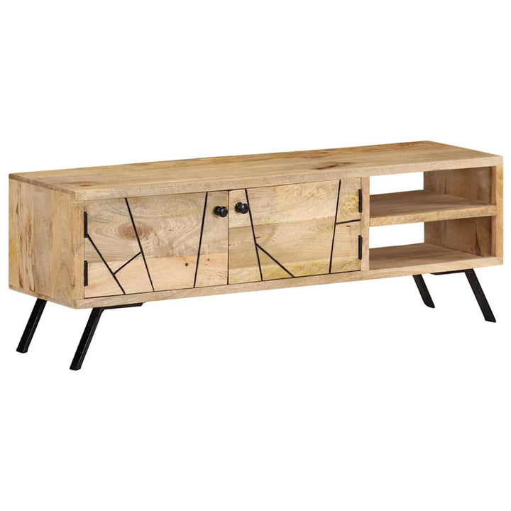 tv-skab 110x30x40 cm massivt mangotræ
