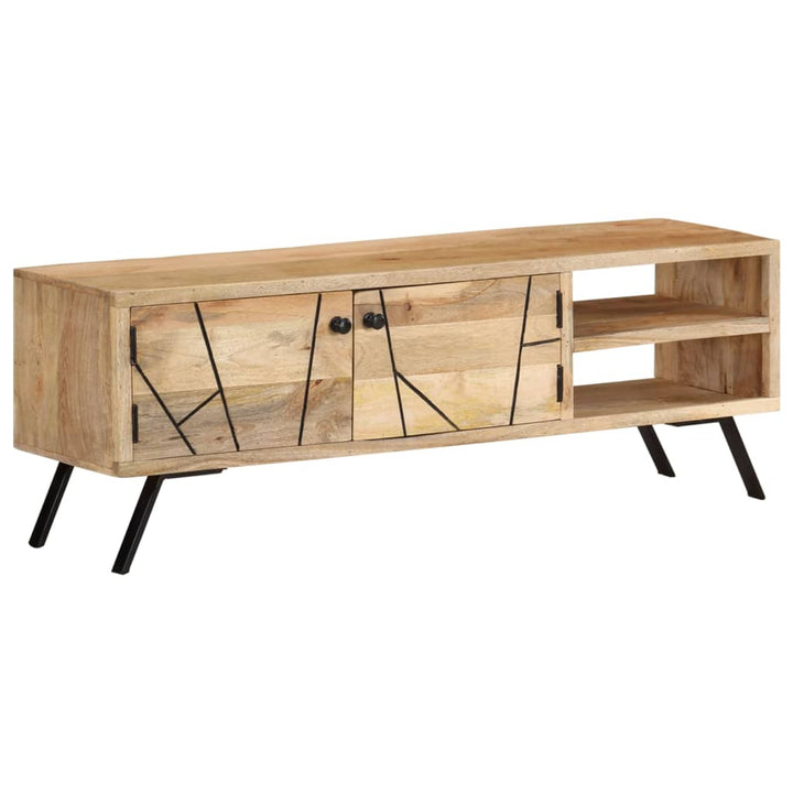tv-skab 110x30x40 cm massivt mangotræ