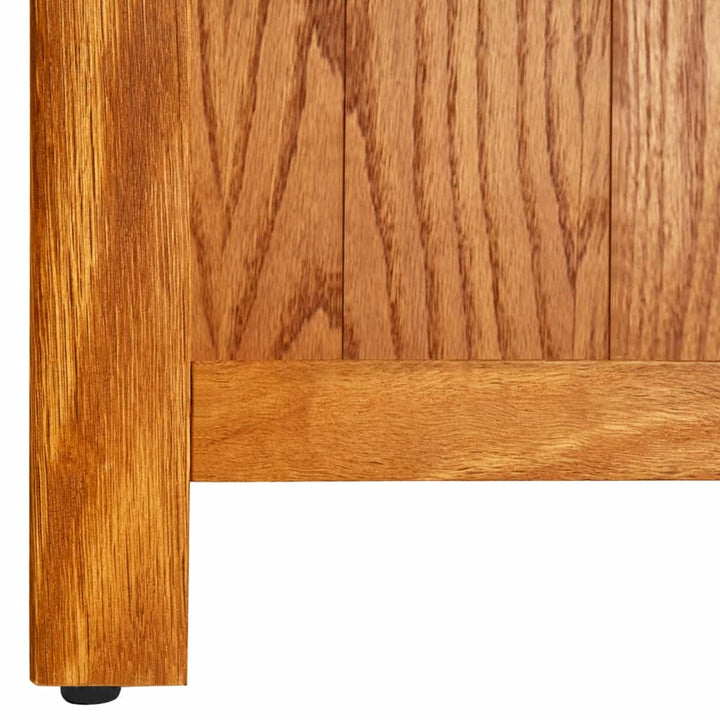 bogreol med 5 hylder 45x22x140 cm massivt egetræ