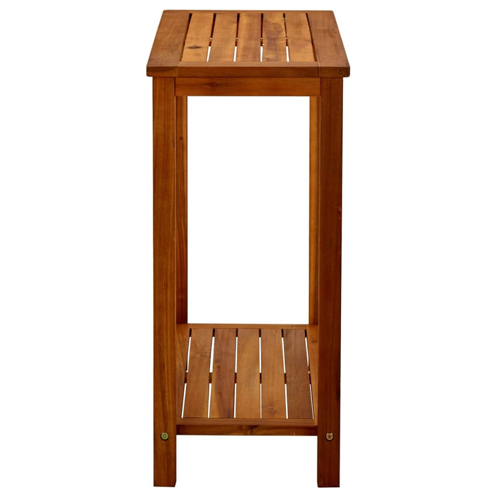 konsolbord til haven 80x35x75 cm massivt akacietræ