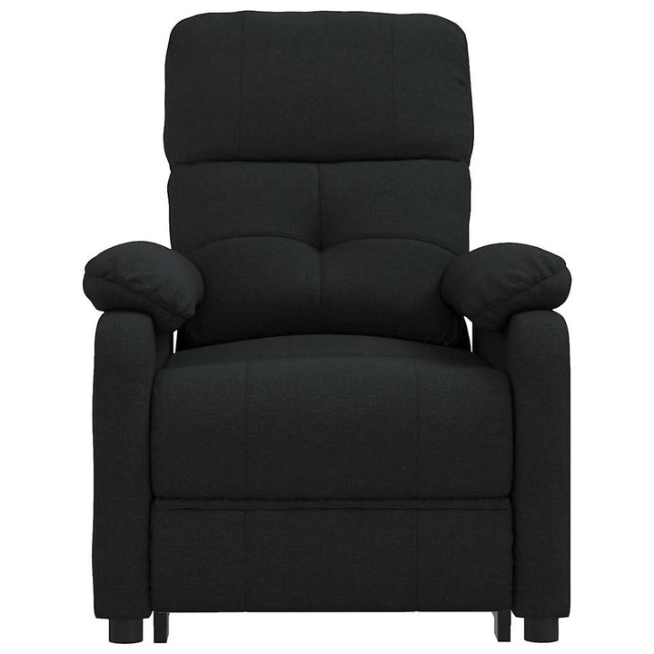 eldrevet massagestol stof sort