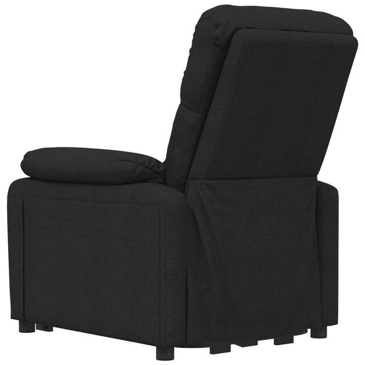 eldrevet massagestol stof sort