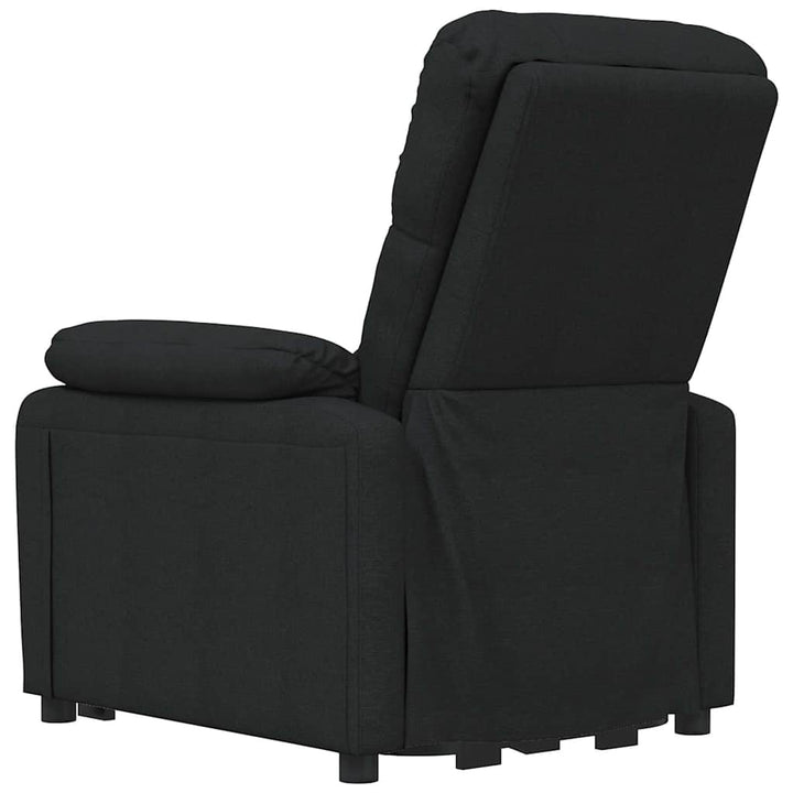 eldrevet massagestol stof sort